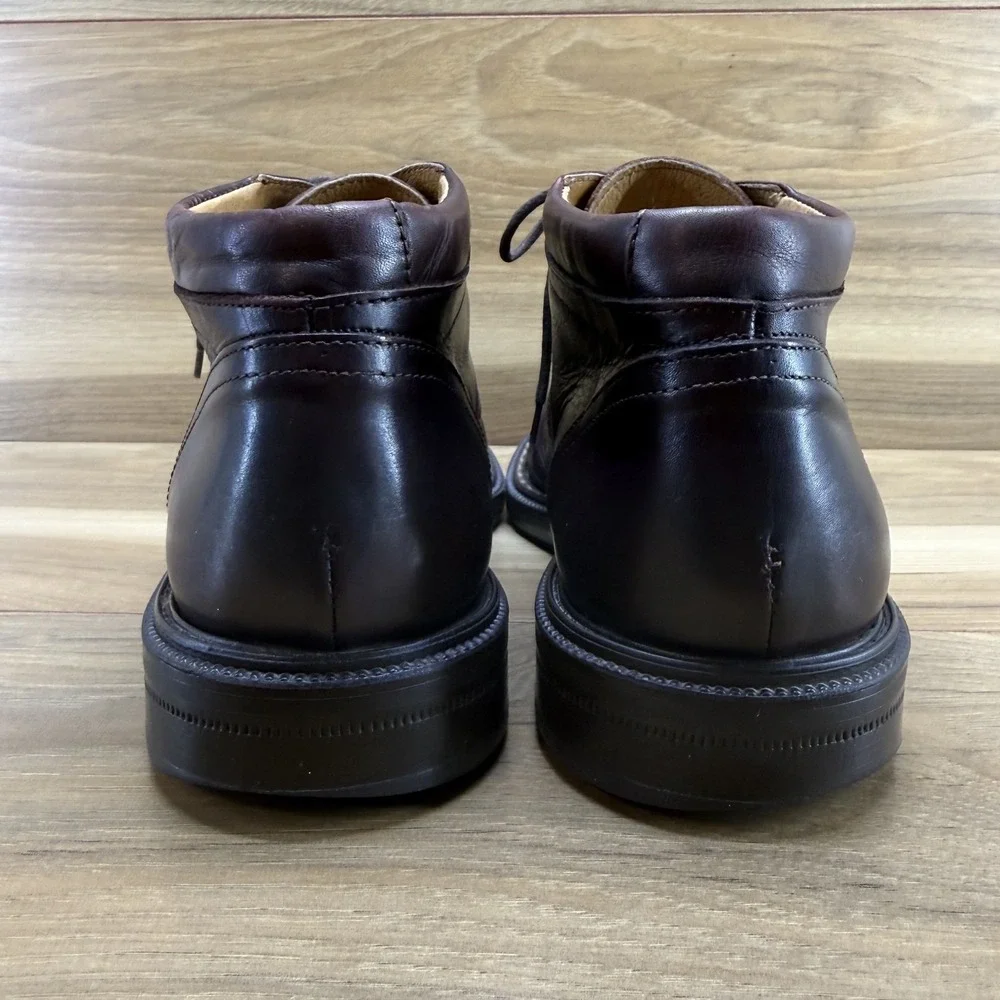 BACCO BUCCI Vintage Apron Split Toe Boot 9‎ Brown Leather Formal Business